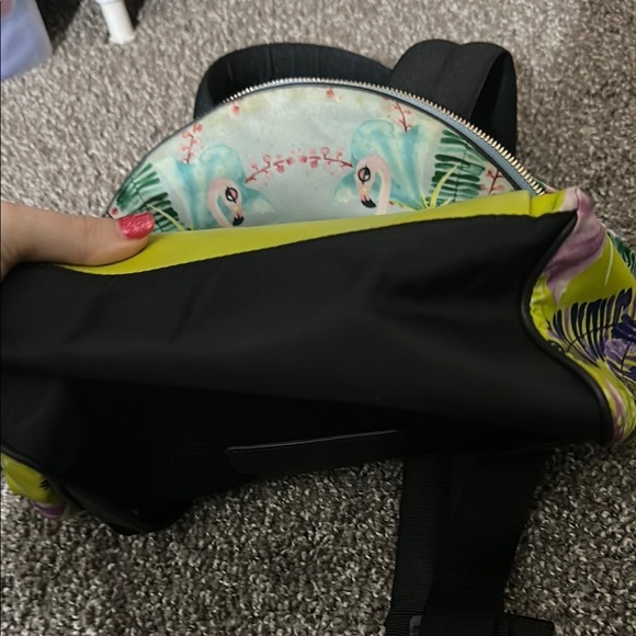 Furla Fiordaliso And Ranuncolo Giudecca Flamingo Neon Small Backpack In Blue - Picture 13 of 15